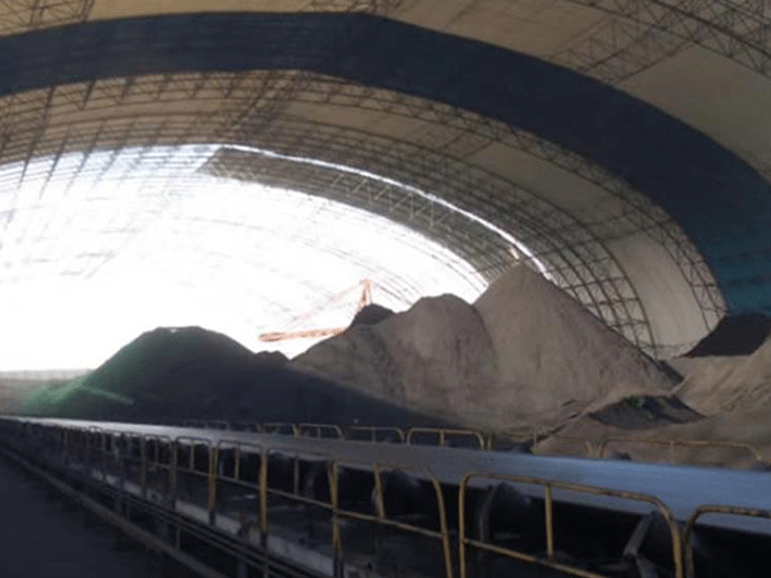 酒泉煤棚料仓网架